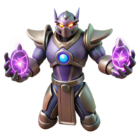 serene modern Powerful 3D Render of a Fantasy Warrior genuine png