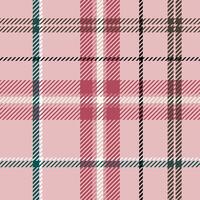 Charming Pink and Red Plaid Pattern for Design Inspiration vector