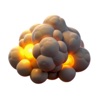wonderful creative Glowing 3D Cell Cluster Abstract Background authentic png