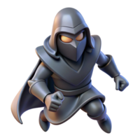magnificent artistic 3D Render of a Gray Hooded Figure original png