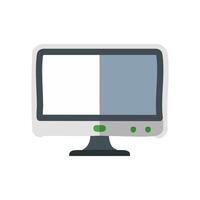 Computer icon isolated on white background for your web and mobile app design, Computer logo concept vector