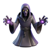serene abstract 3D Render Dark Sorcerer Illustration high resolution png