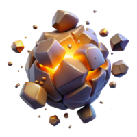 dramatic minimalist Exploding 3D Cube Cluster exclusive png