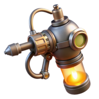 wonderful abstract Steampunk 3D Render Gadget genuine png