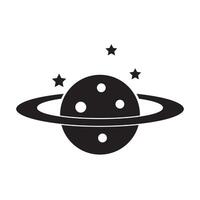 system planet icon illustration design template vector