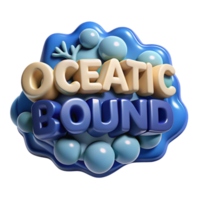extraordinary rustic Oceanic Bound 3D Render 4K png