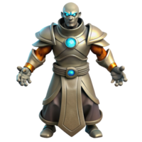 elegant minimalist Powerful 3D Render of a Fantasy Mage 4K png