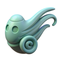 extraordinary rustic Whimsical 3D Render of a Cute Creature 4K png