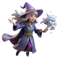 stunning abstract 3D Render of a Fantasy Witch genuine png