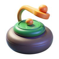wonderful modern Abstract 3D Render of a Kettle authentic png
