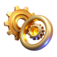 magnificent rustic Interlocking Gears Synergy and Efficiency in Systems high resolution png