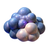 elegant abstract Abstract 3D Render Glittering Sphere Cluster high resolution png