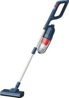 Sleek vacuum cleaner design in minimal style showcasing modern features and functionality in vibrant colors, perfect for contemporary home cleaning tasks, illustration vector
