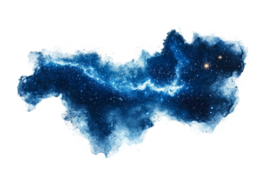 Vast cosmic expanse filled with stars and nebulae png