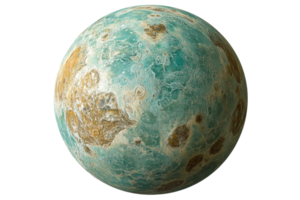 Beautiful view of a colorful planet surface png