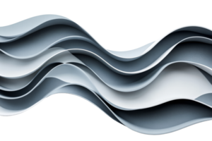 Wavy gray patterns create a soothing visual effect png