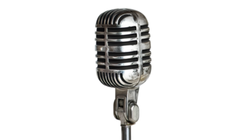 Vintage microphone design captures classic style png