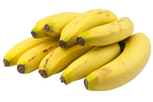 Fresh bunch of ripe bananas ready to eat png