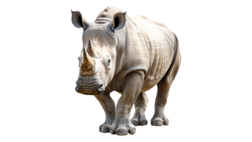 Rhinoceros walking in a natural environment png