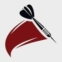 dart icon for darts game on white background vector