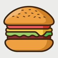 hamburger icon isolated on white background vector