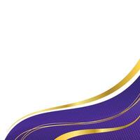 Sleek and Stylish Curved Border Design vector