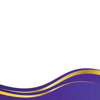 Abstract Gold and Purple Frame Design vector