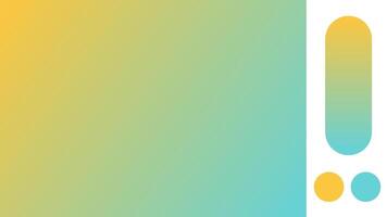 Gold and Cyan gradient background with light blurred pattern. Abstract illustration with gradient blur design. Blurred colored abstract background. Colorful gradient illustration vector