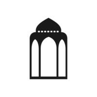 silhouette ramadan lanterns. for islamic mosque or arabian lighting, illustration of lantern to ramadan vector