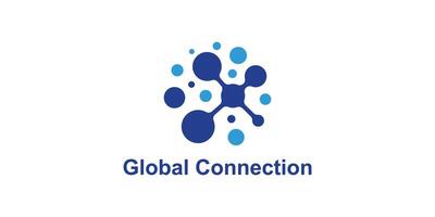 logo design global combination and connection,logo for global technology,internet,molecule,symbol,icon,idea,creative. vector