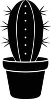 Cactus Silhouette Icon Available on EPS File vector