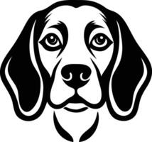 Beagle Dog Silhouette Side View Available on EPS File vector