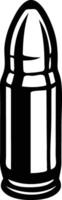 Bullet Silhouette Standing Upright Available on EPS File vector