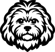 Bichon Frise Dog Silhouette Side Pose Available on EPS File vector