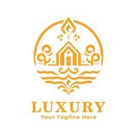 Simple Luxury Logo Design vector