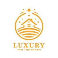 Logo Luxury Simple Design vector