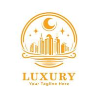 Logo Luxury Simple Design Illustration vector