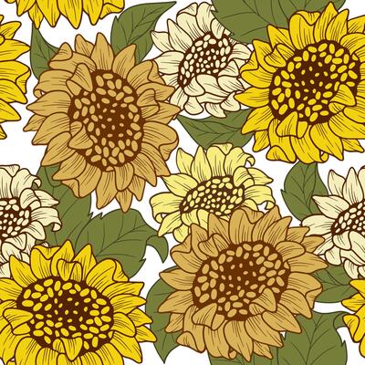 Yellow Sunflower is suitables for prints, fabrics,or subimation.