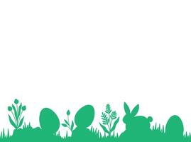 Easter Border Corner Frame vector