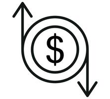 Sales icon. Modern outline Sales logo concept on white background from Marketing collection. Suitable for use on web apps, mobile apps and print media. vector