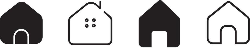 Home icon , set of home icon, House symbol vector