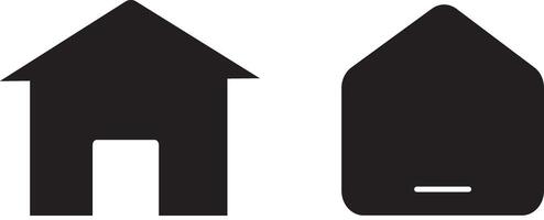 Home sign icon, Property line and flat symbol, Line with editable stroke vector