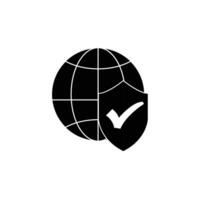 internet shield element design illustration vector