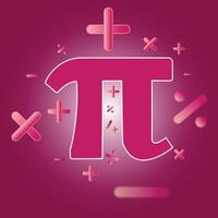 pi element design illustration vector