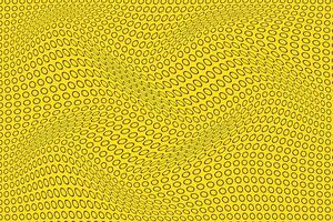 simple abstract black color small polka dot pattern a yellow background with a lot of dots on it with a pattern of dots that can be used as a background or texture vector