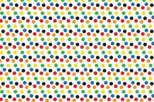 simple abstract different color small polka dot pattern a white background with a lot of dots on it with a pattern of dots that can be used as a background or texture vector