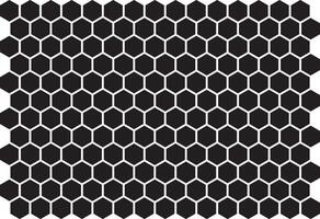 modern abstract black color creative honeycomb polygon pattern that can be used as a background or texture vector