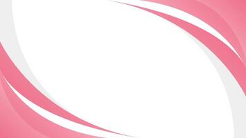 Abstract pink and white curve background. Pink beauty dynamic wallpaper. Template banner background vector