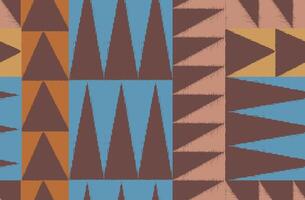 Seamless hand drawn brush line geometric tribal abstract pattern, ethnic folk wood carving, engraving, block print, weaving texture background, simple graphic for textile, carpet, stationary vector