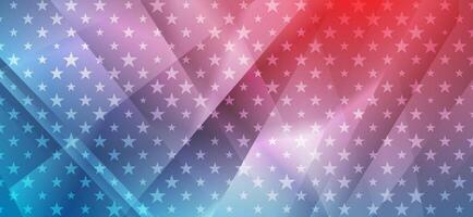 Glossy concept USA flag abstract background vector